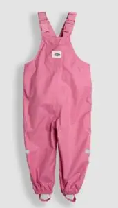 Maisy's winter favourites waterproof Pack-Away Dungarees from JoJo Maman Bébé
