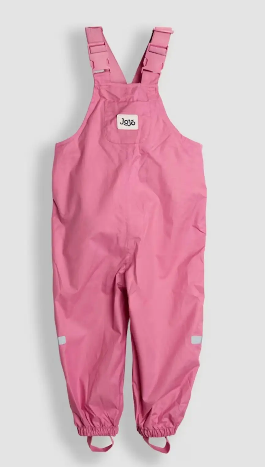 Maisy's winter favourites waterproof Pack-Away Dungarees from JoJo Maman Bébé